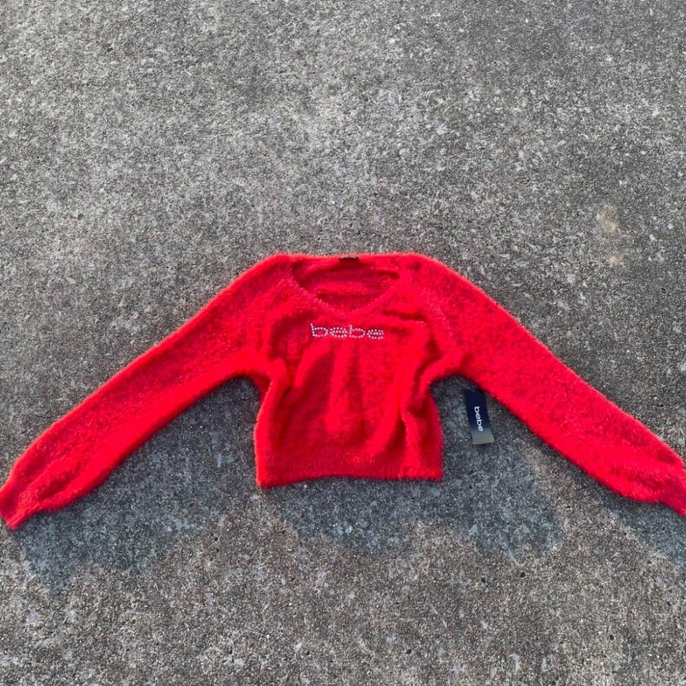 Vintage Bebe V-Neck Sweatshirt